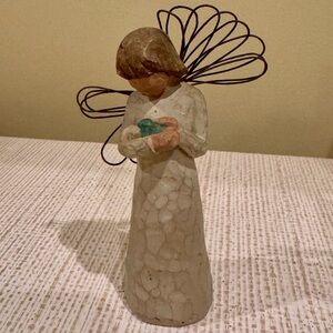 Willow Tree “Angel of Healing” girl with bird figurine from 2000